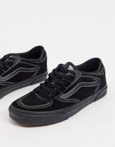 Классические черные кроссовки Vans rowley-Черный