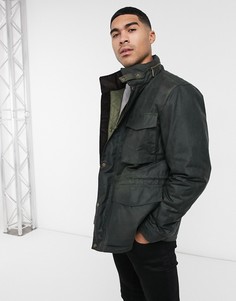 Шалфейно-зеленая вощеная куртка Barbour Roble-Зеленый