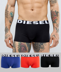 Набор из 3 пар боксеров-брифов (красные/синие/черные) Diesel Shawn-Мульти
