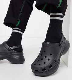 Черные сандалии на платформе Crocs эксклюзивно для ASOS-Черный