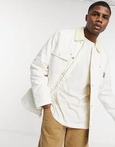 Белая куртка на подкладке из искусственного меха Carhartt WIP Fairmount-Белый