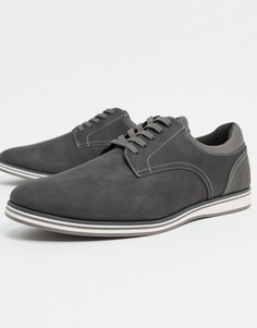 Серые туфли со шнуровкой ALDO-Серый
