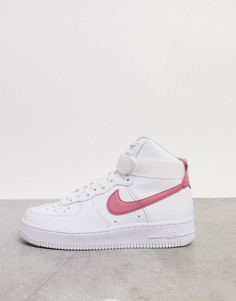 Белые кроссовки Nike Air Force 1 Mid 07-Белый