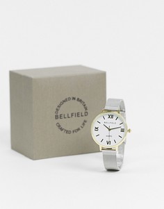 Двухцветные наручные часы в золотистом и серебристом цвете Bellfield-Серебряный