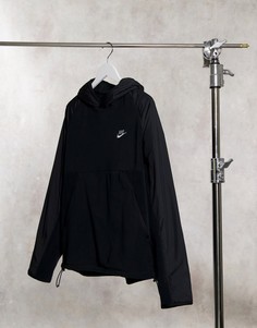 Черный худи с вставками Nike Club Essentials