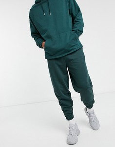Зеленые джоггеры в стиле oversized из органического хлопка ASOS DESIGN-Зеленый