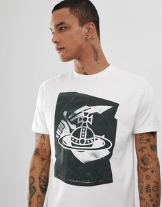 Белая футболка из органического хлопка с логотипом Vivienne Westwood-Белый