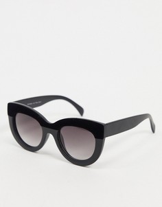 Круглые солнцезащитные очки AJ Morgan-Черный