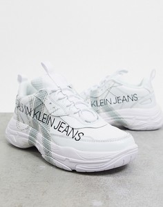 Белые кроссовки с большим логотипом Calvin Klein marquist-Белый