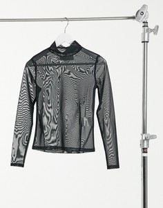 Черный топ из сетки Ivy Revel Ivyrevel