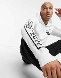Белое худи с логотипом The North Face Steep Tech-Белый