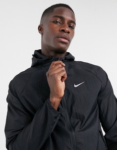 Черная куртка Nike Running - Essentials-Черный