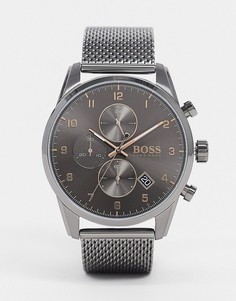 Часы с сетчатым ремешком BOSS skymaster 1513837-Серый