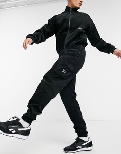 Черные джоггеры карго из вельвета в рубчик Reebok Classics, от комплекта-Черный