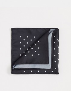 Платок для нагрудного кармана в горошек ASOS DESIGN-Многоцветный
