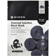 Маска для лица c древесным углем Mizon Solution Black Mask, 25 г