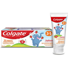 Детская зубная паста Colgate клубника с фтором, 3-5 лет, 60 мл
