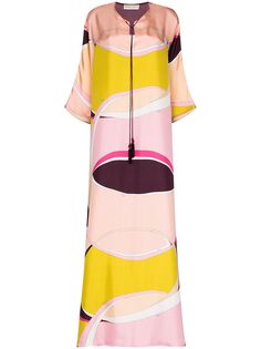 Emilio Pucci платье макси с абстрактным принтом