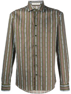 Etro рубашка с принтом Striped Scarf