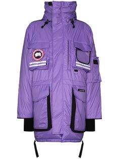 Canada Goose пальто Snow Mantra с капюшоном