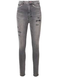 Philipp Plein джинсы с завышенной талией