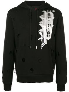 Philipp Plein толстовка с капюшоном и логотипом