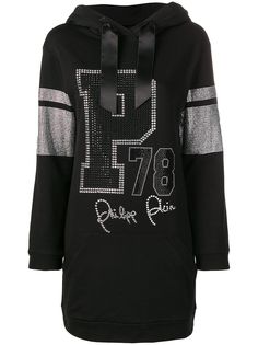 Philipp Plein платье-толстовка P78 с капюшоном