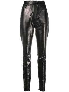 Saint Laurent брюки с завышенной талией