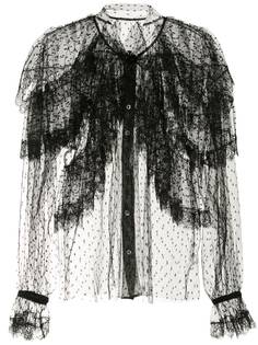 Dolce & Gabbana рубашка с оборками