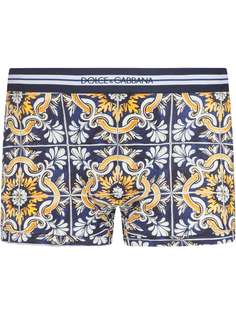 Dolce & Gabbana боксеры с принтом Maiolica