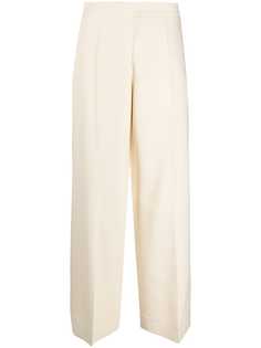 Jil Sander широкие брюки строгого кроя