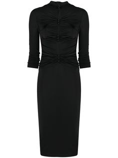 Versace Jeans Couture платье из джерси со сборками