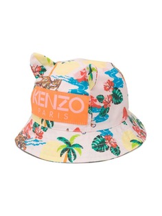 Kenzo Kids панама с отделкой и цветочным принтом