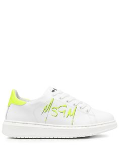 MSGM кроссовки на шнуровке с логотипом