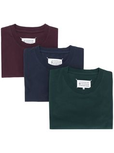 Maison Margiela комплект из трех футболок