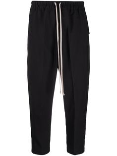 Rick Owens укороченные брюки с кулиской