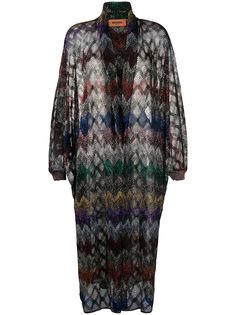 Missoni кардиган с узором шеврон