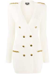 Elisabetta Franchi двубортное трикотажное платье