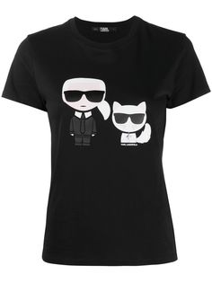 Karl Lagerfeld футболка Ikonik Karl & Choupette