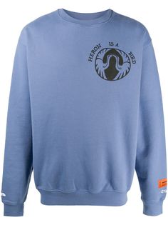 Heron Preston толстовка с круглым вырезом и логотипом