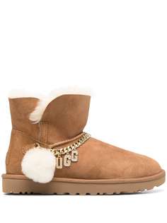 UGG угги с подвеской-логотипом