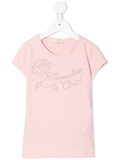 Monnalisa футболка с логотипом