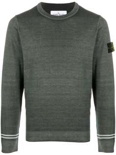 Stone Island джемпер тонкой вязки с нашивкой-логотипом