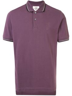 Kent & Curwen рубашка поло с отделкой в полоску