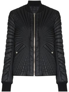 MONCLER + RICK OWENS пуховик-бомбер на молнии