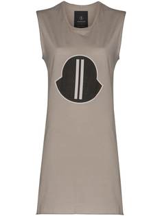 MONCLER + RICK OWENS топ без рукавов с логотипом