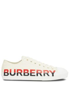 Burberry кеды с логотипом