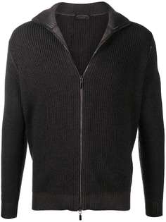 Delloglio spread collar cardigan