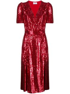 P.A.R.O.S.H. sequin-embellished V-neck dress