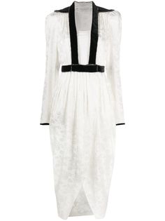 Philosophy Di Lorenzo Serafini платье с контрастной окантовкой